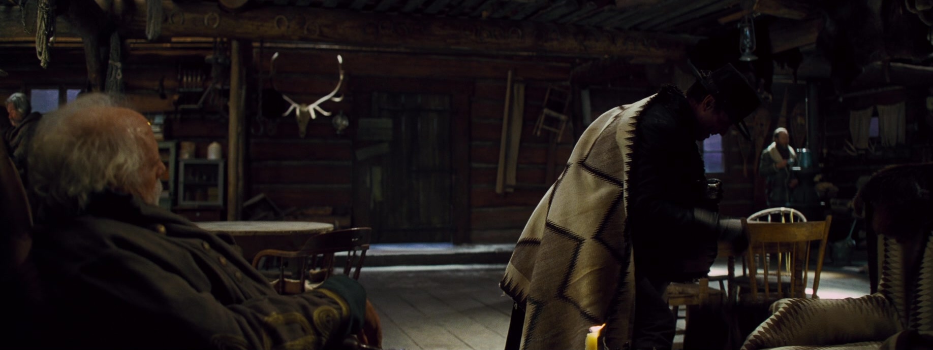 The Hateful Eight (2015), wide, 2.66:1 — film still