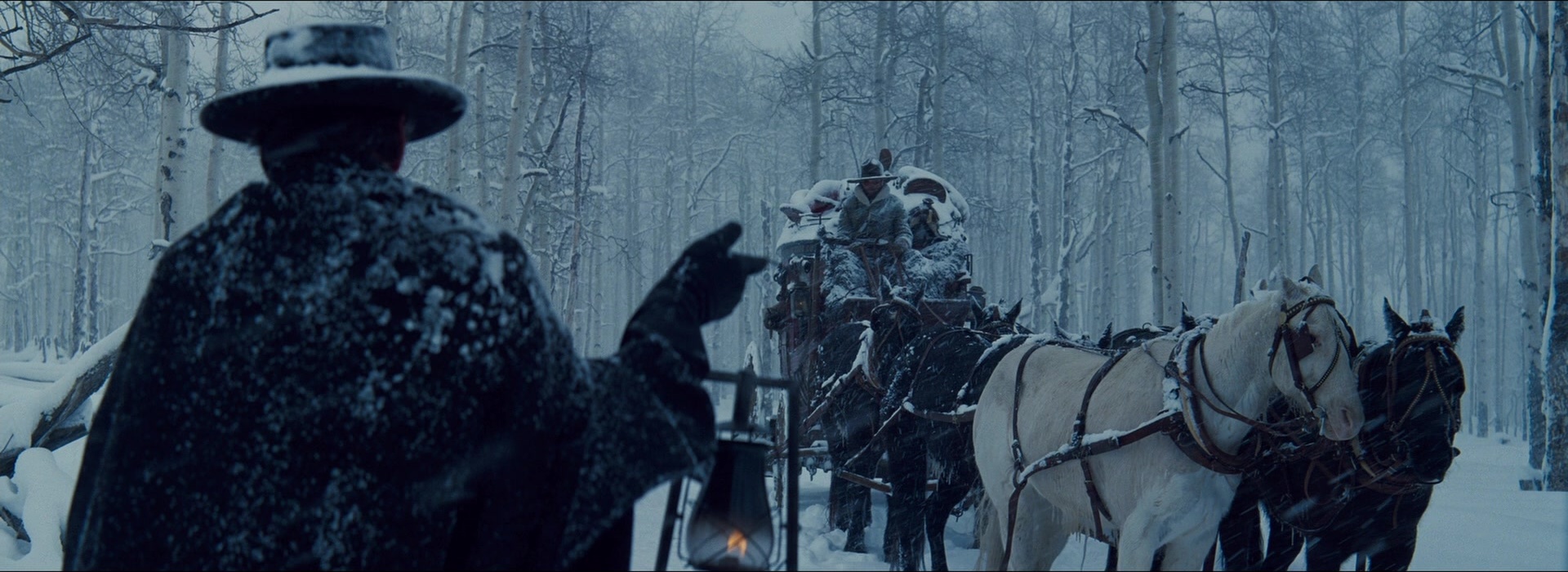 The Hateful Eight (2015), wide, 2.74:1 — film still