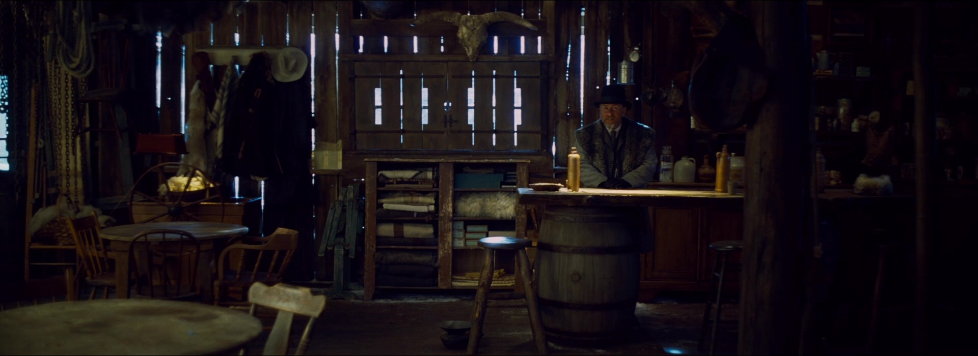 The Hateful Eight (2015), wide, 2.74:1 — film still