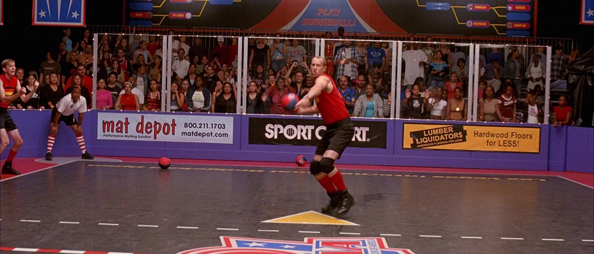 Dodgeball: A True Underdog Story (2004), wide, 2.34:1 — film still