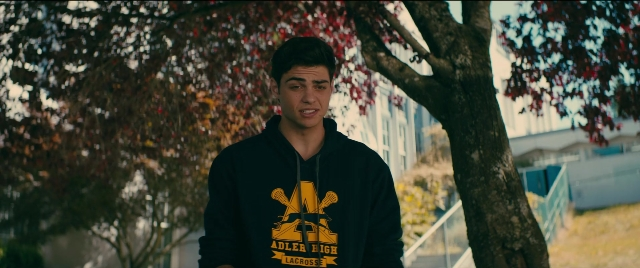 Wide shot frame from To All the Boys I've Loved Before — standing, face, hair