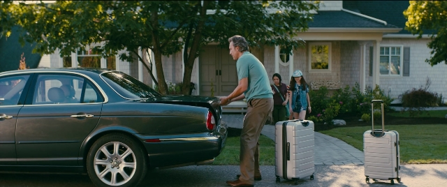 Wide shot frame from To All the Boys I've Loved Before — standing, street, car