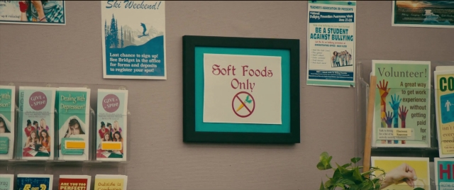 Wide shot frame from To All the Boys I've Loved Before — poster, houseplant