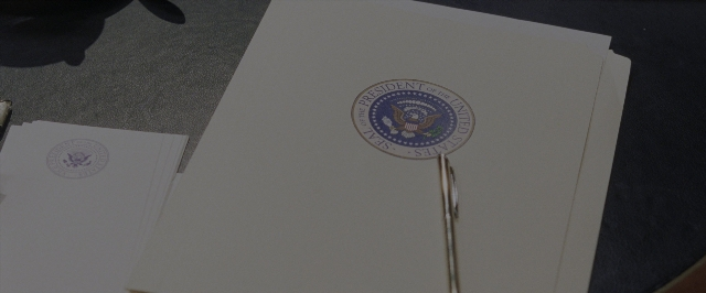 Wide shot frame from Air Force One — envelope