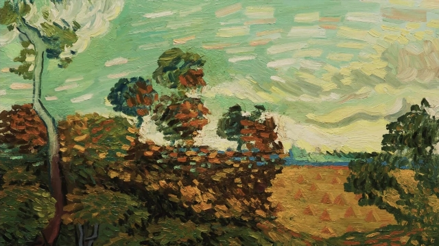 Wide shot frame from Loving Vincent — action, show, subject