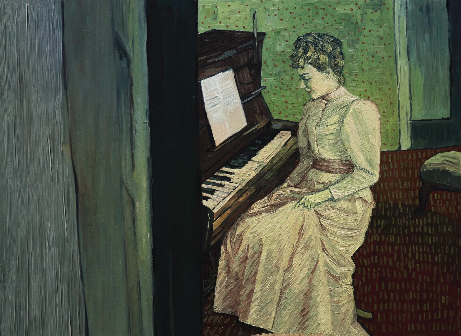 Loving Vincent (2017), wide, 1.37:1 — film still
