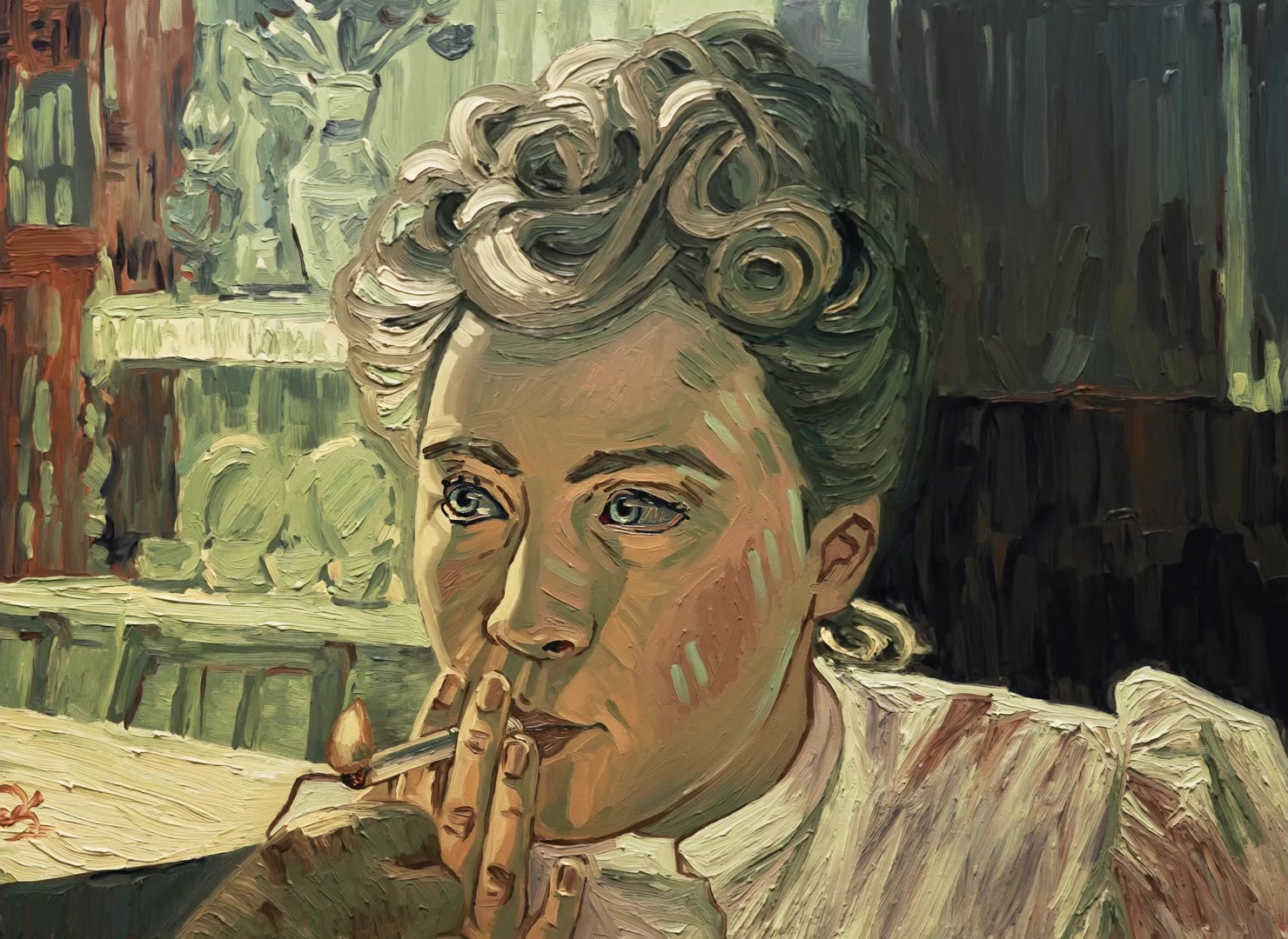 Loving Vincent (2017), wide, 1.37:1 — film still