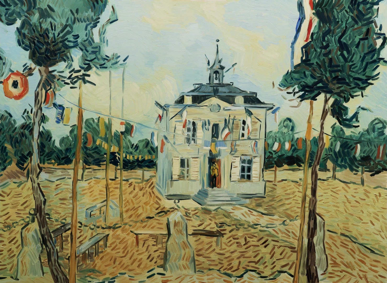 Loving Vincent (2017), wide, 1.37:1 — film still
