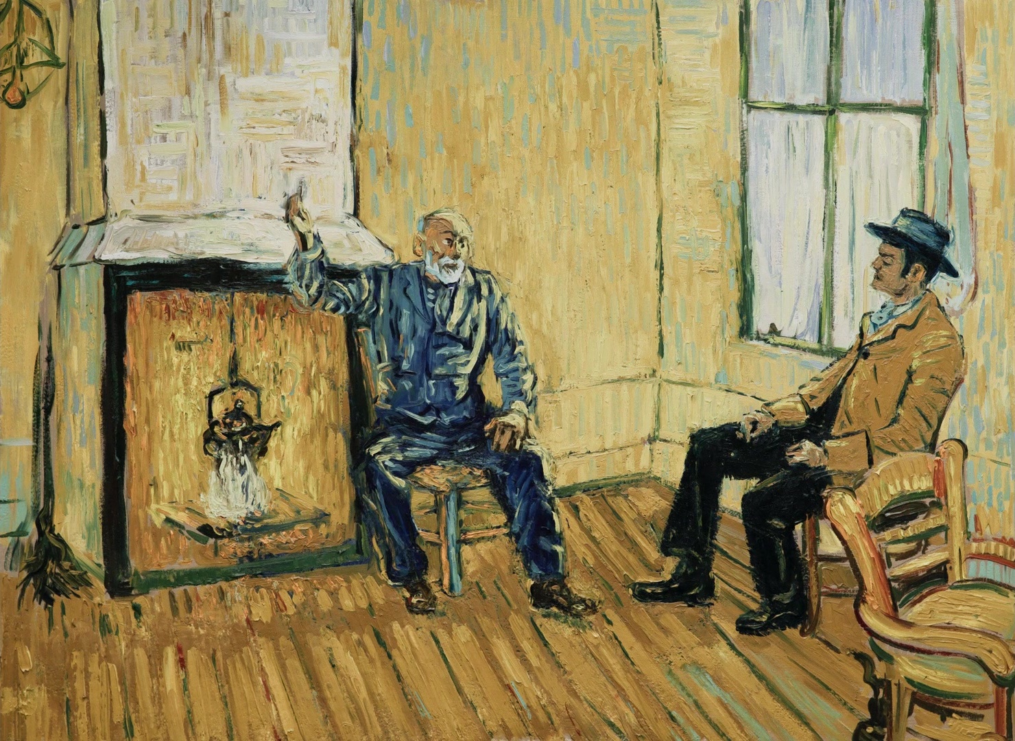 Loving Vincent (2017), wide, 1.37:1 — film still