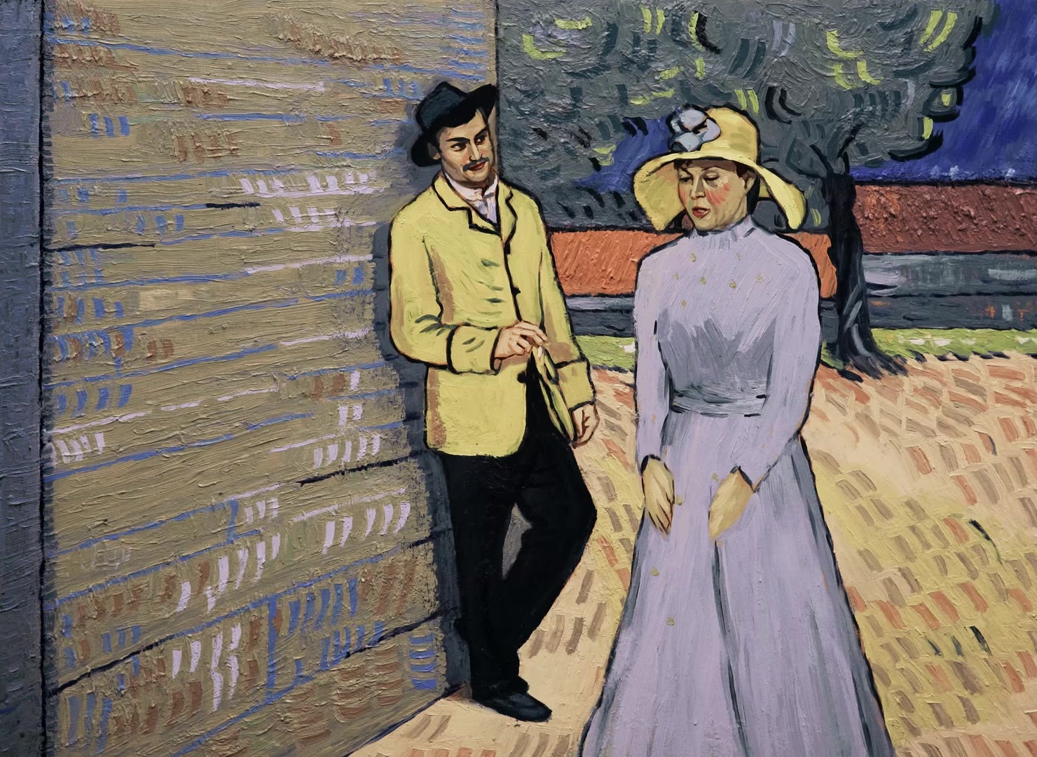 Loving Vincent (2017), wide, 1.37:1 — film still