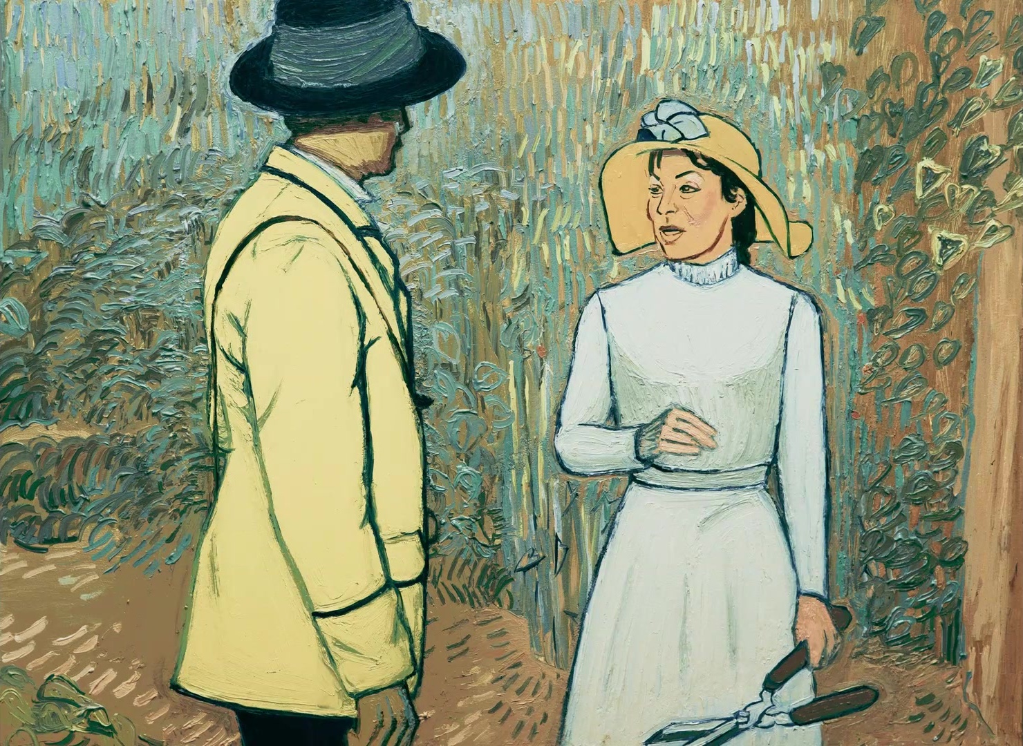Loving Vincent (2017), wide, 1.37:1 — film still