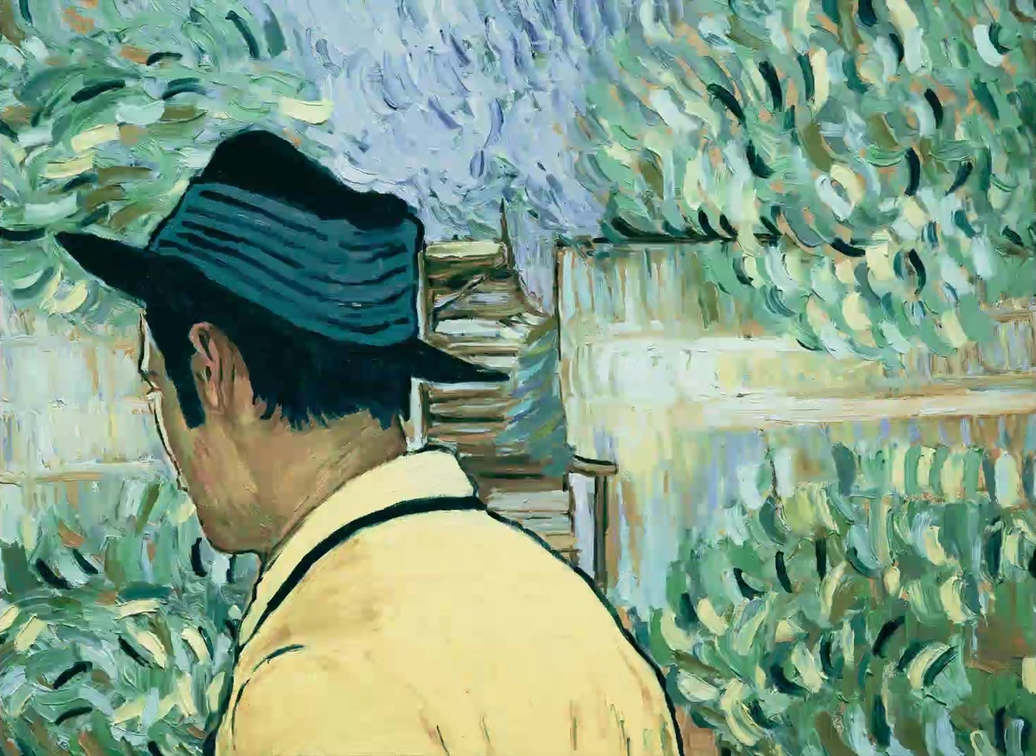 Loving Vincent (2017), wide, 1.37:1 — film still