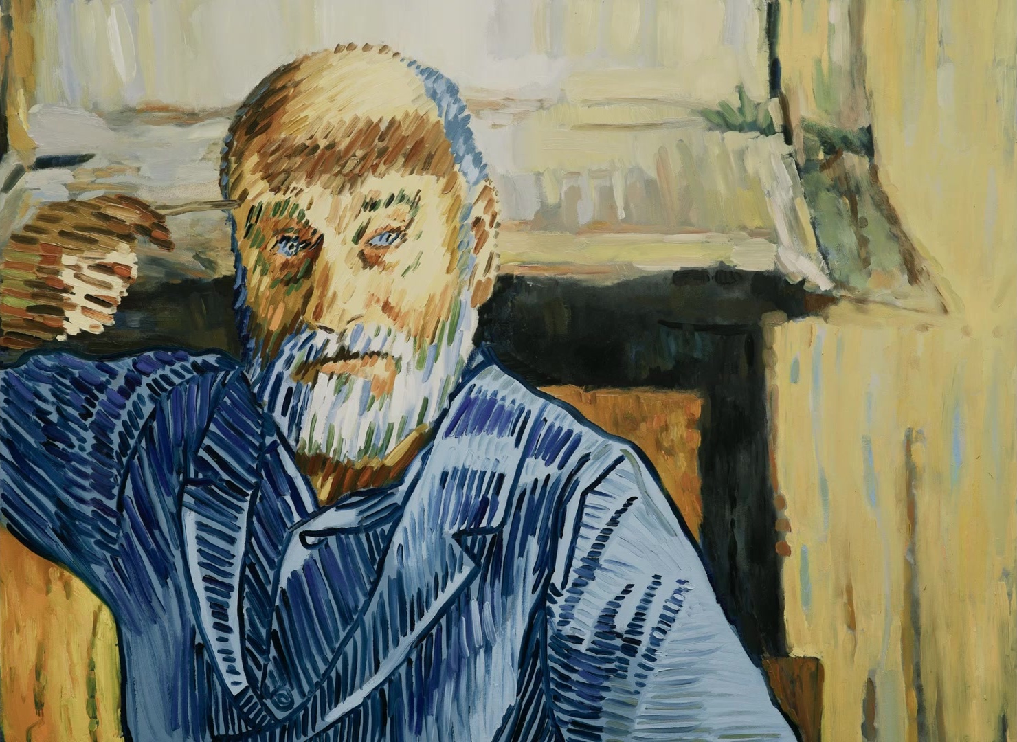 Loving Vincent (2017), wide, 1.37:1 — film still