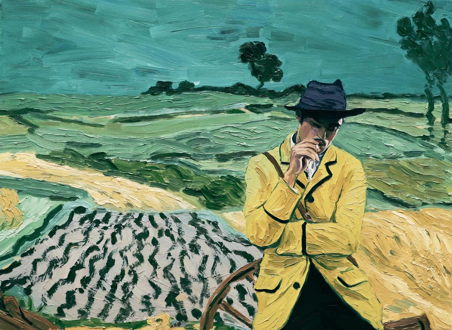 Loving Vincent (2017), wide, 1.37:1 — film still