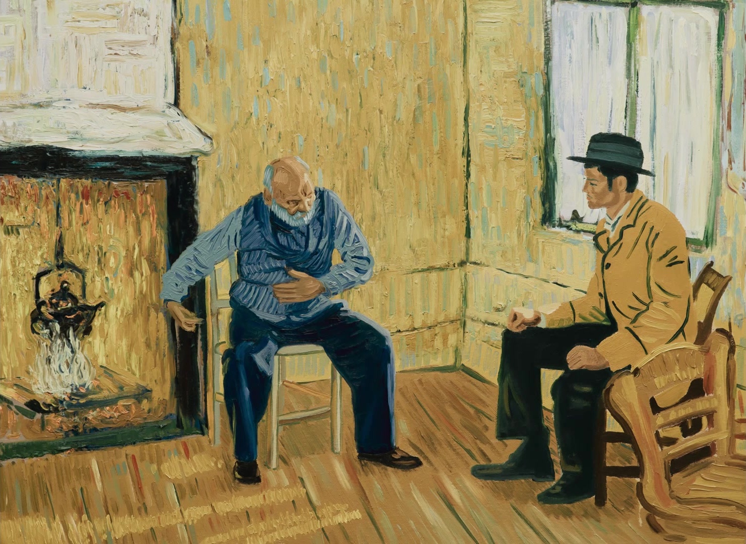 Loving Vincent (2017), wide, 1.37:1 — film still