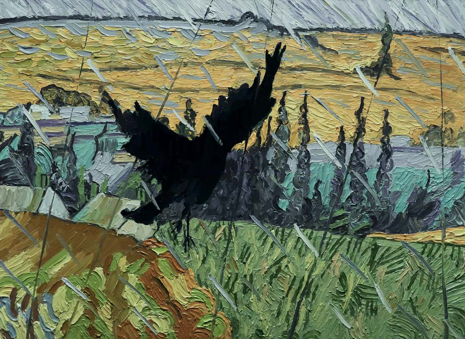 Loving Vincent (2017), wide, 1.37:1 — film still