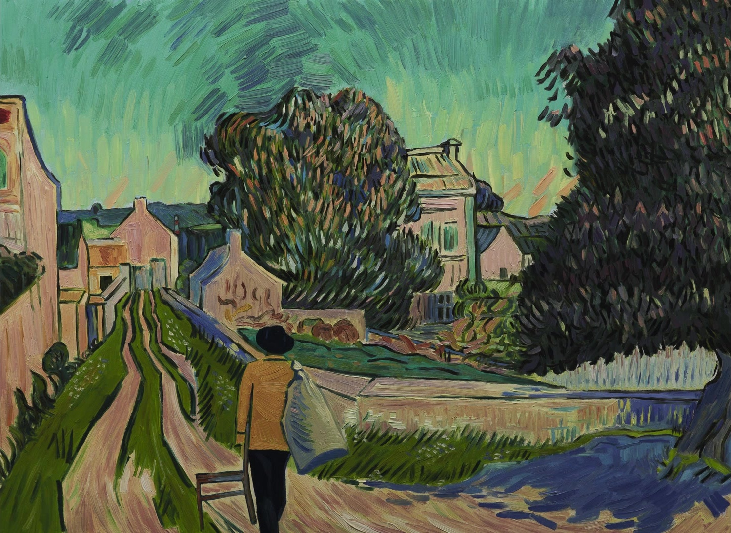 Loving Vincent (2017), wide, 1.37:1 — film still