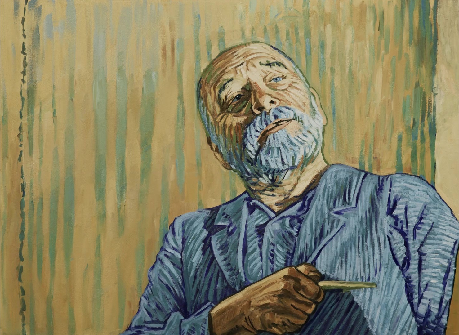 Loving Vincent (2017), wide, 1.37:1 — film still