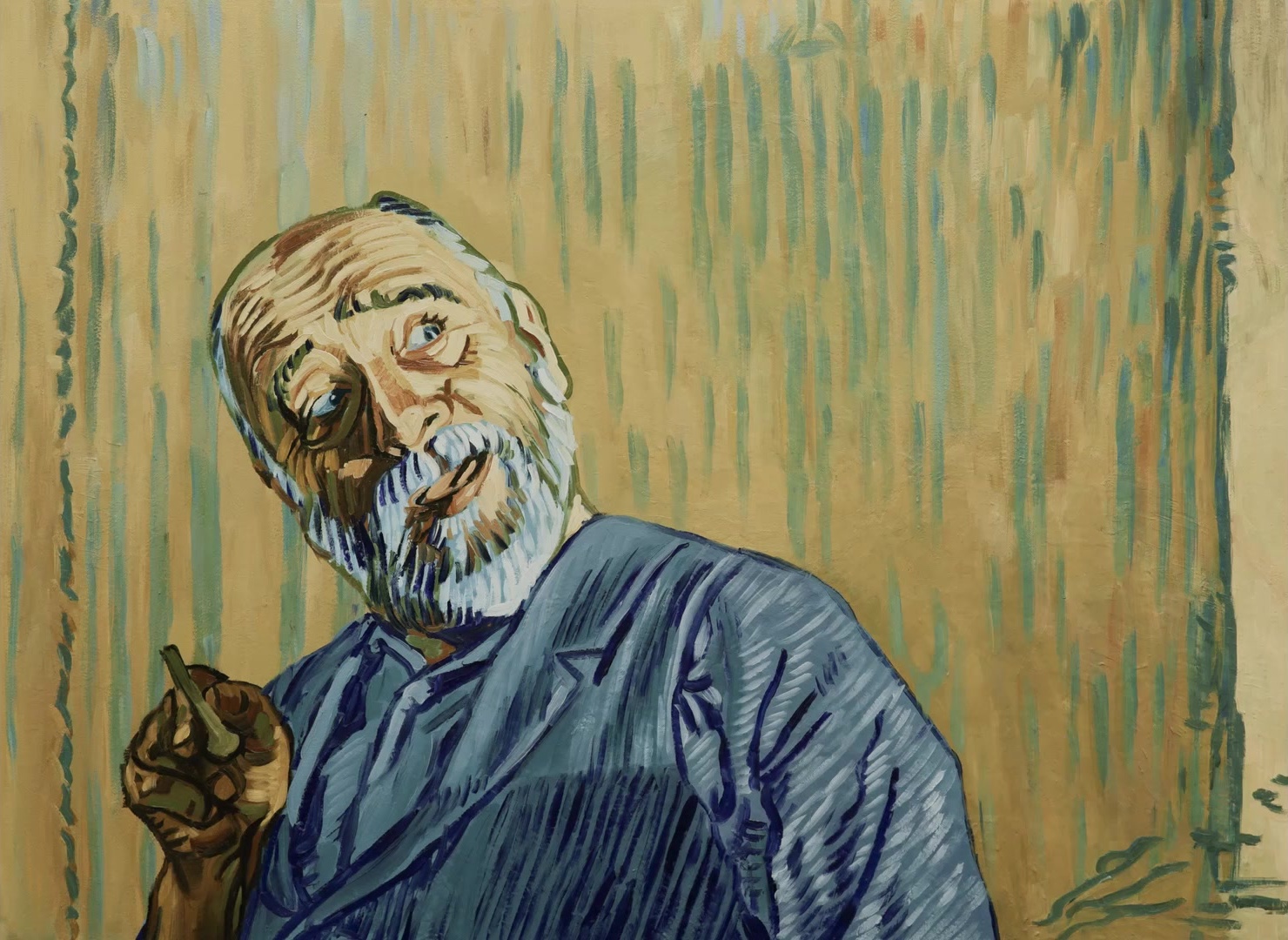 Loving Vincent (2017), wide, 1.37:1 — film still
