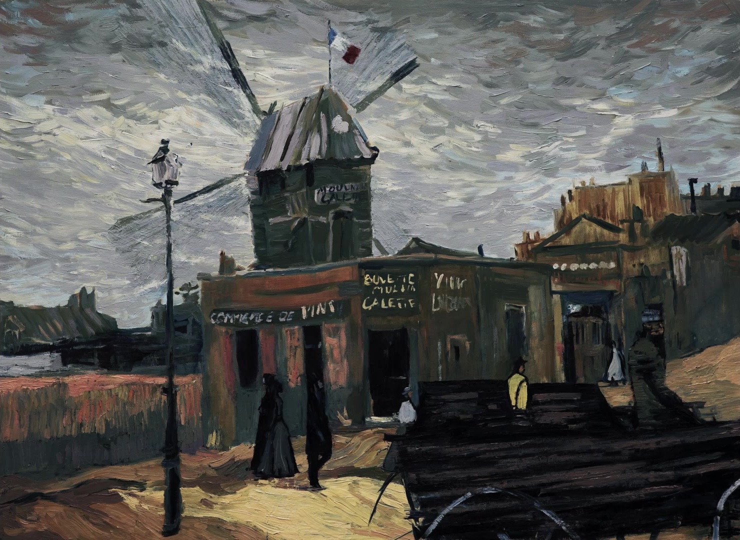 Loving Vincent (2017), wide, 1.37:1 — film still