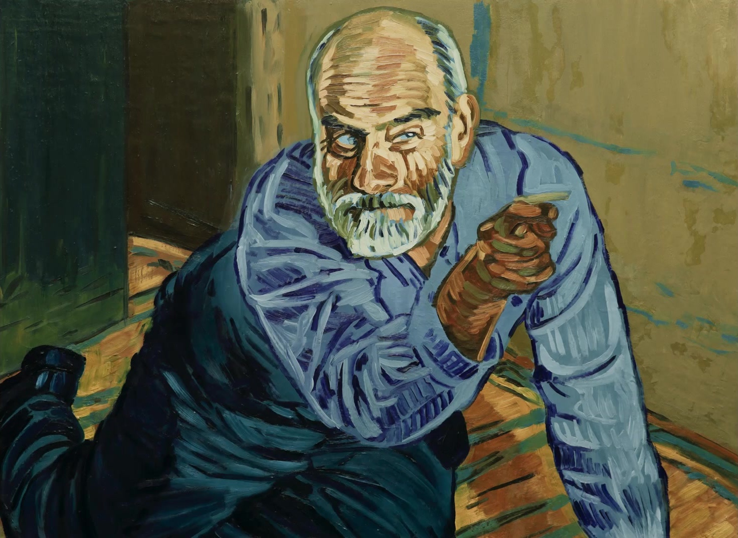 Loving Vincent (2017), wide, 1.37:1 — film still