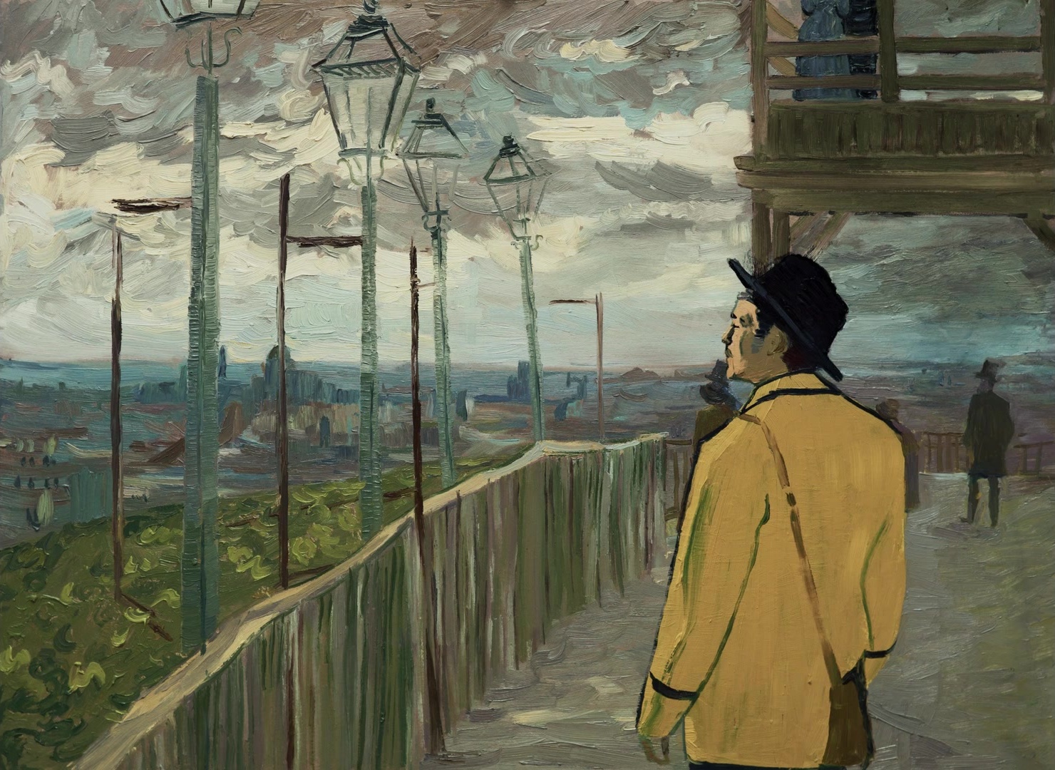Loving Vincent (2017), wide, 1.37:1 — film still