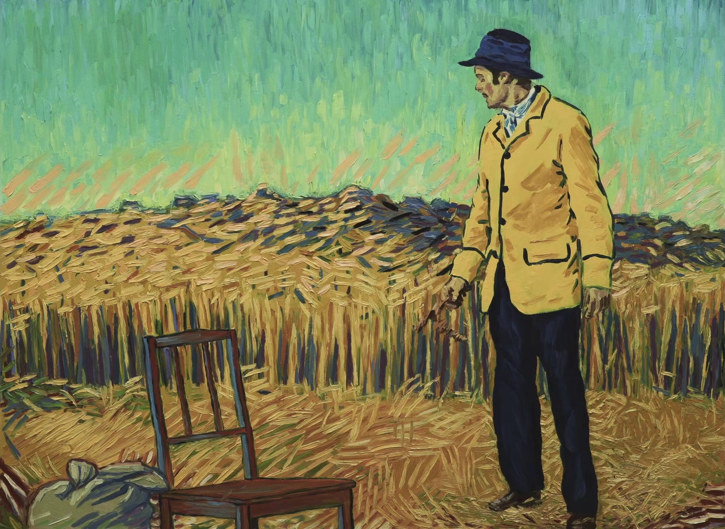 Loving Vincent (2017), wide, 1.37:1 — film still
