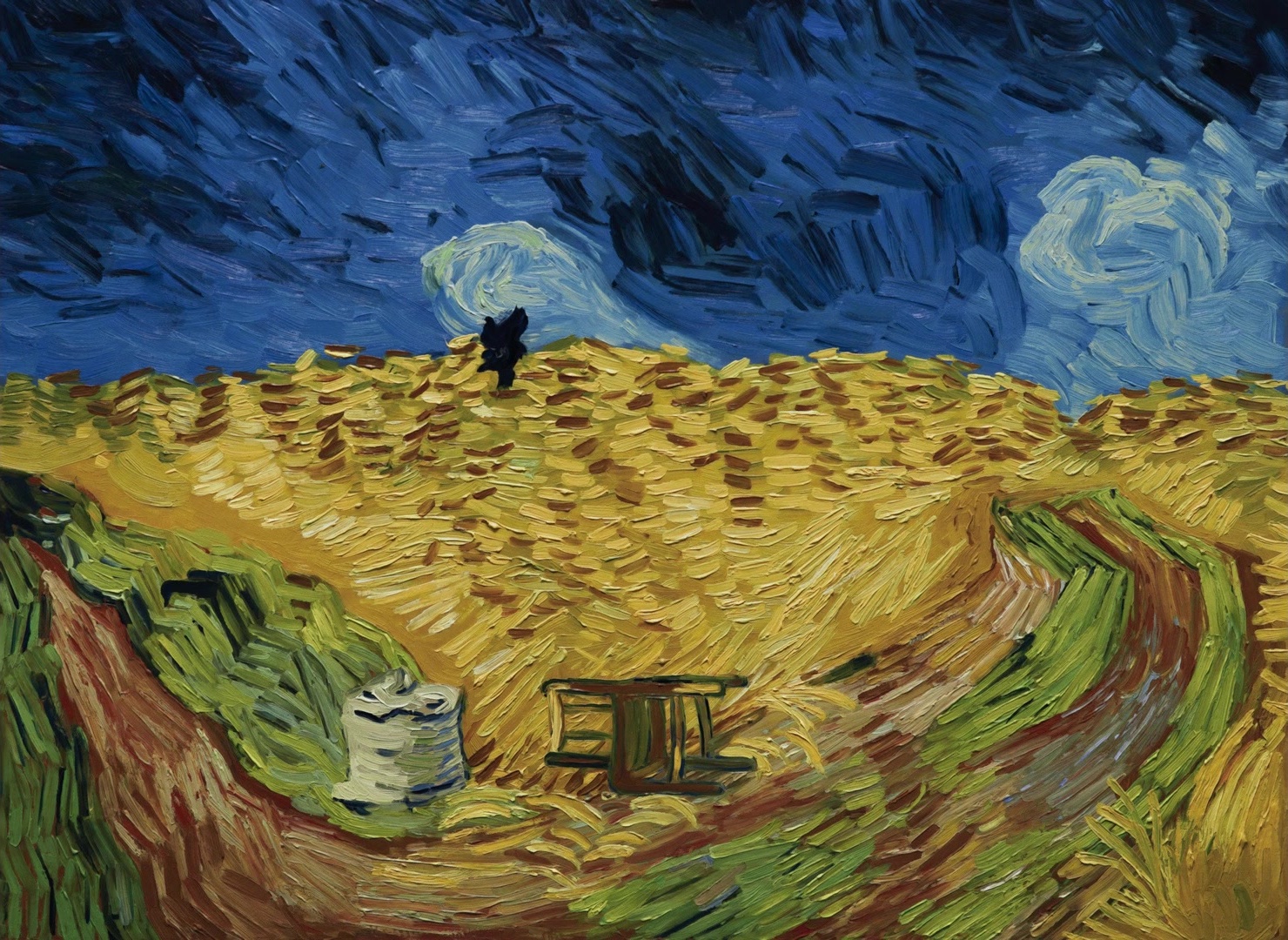 Loving Vincent (2017), wide, 1.37:1 — film still