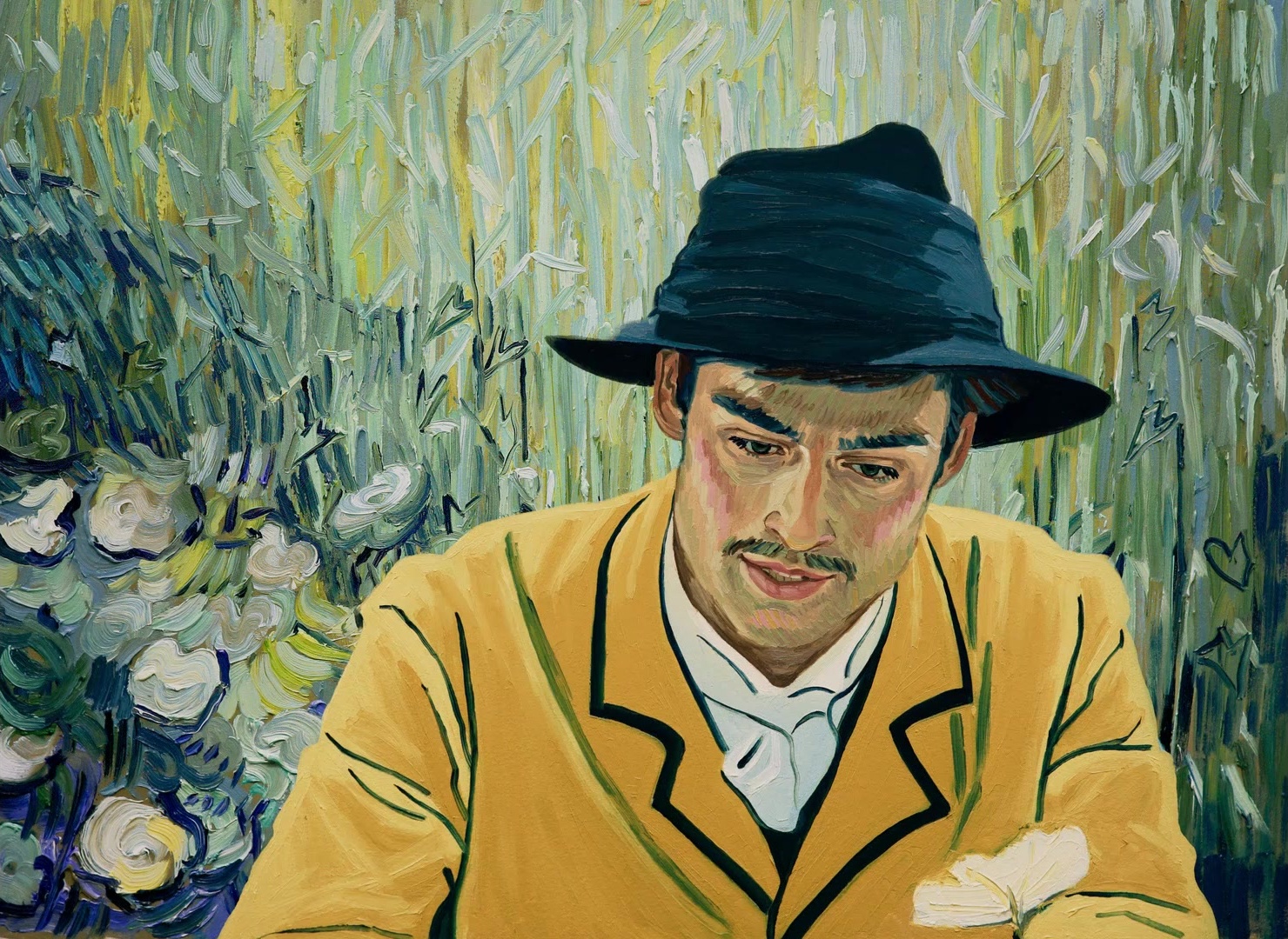 Loving Vincent (2017), wide, 1.37:1 — film still
