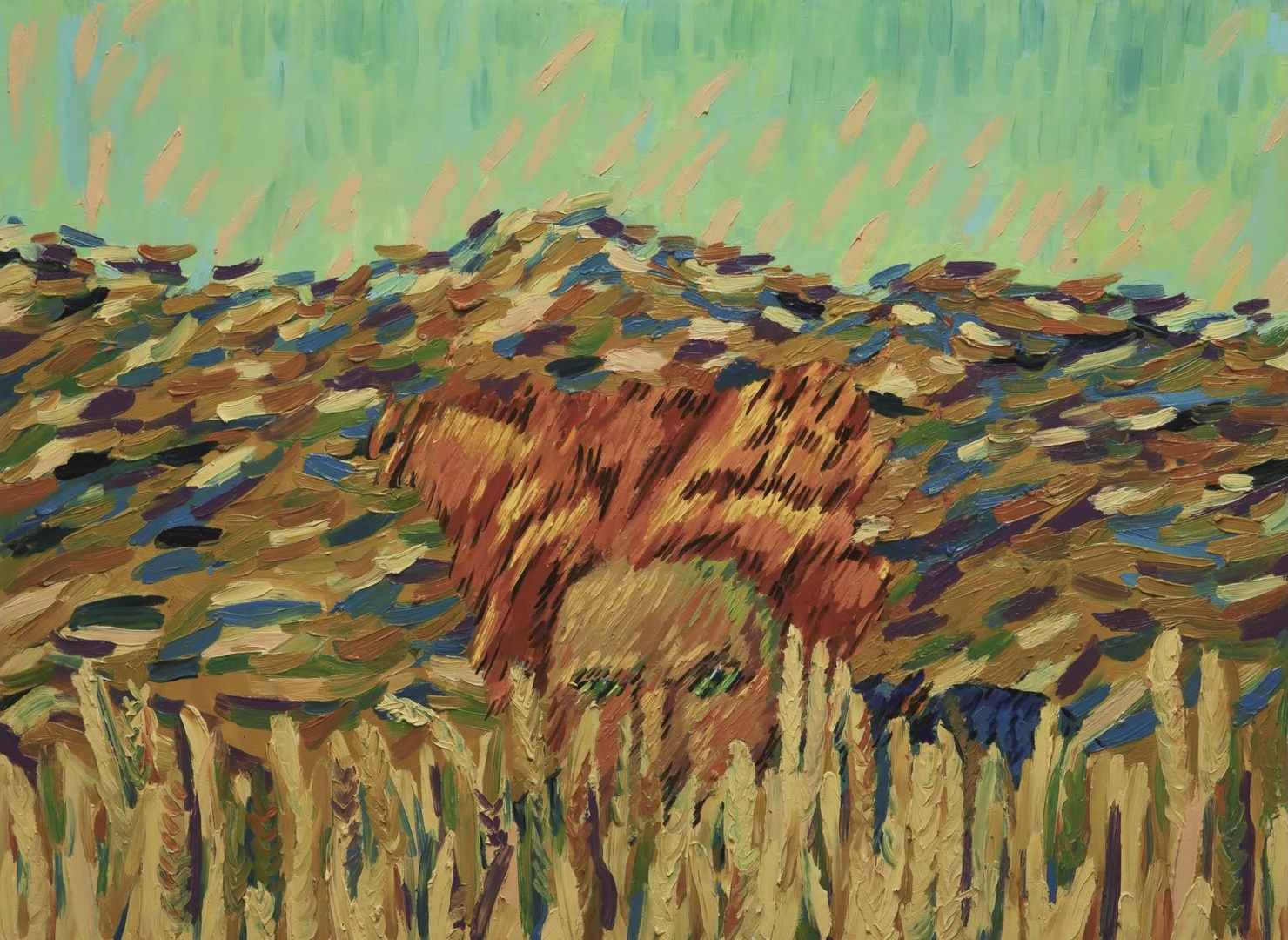 Loving Vincent (2017), wide, 1.37:1 — film still