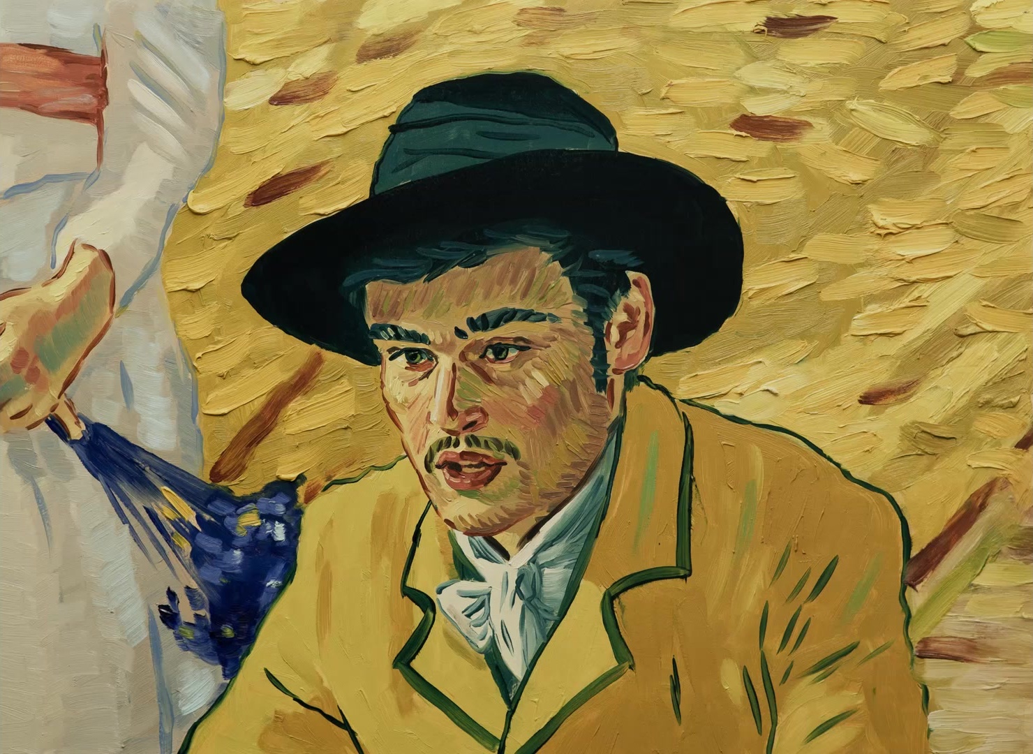 Loving Vincent (2017), wide, 1.37:1 — film still