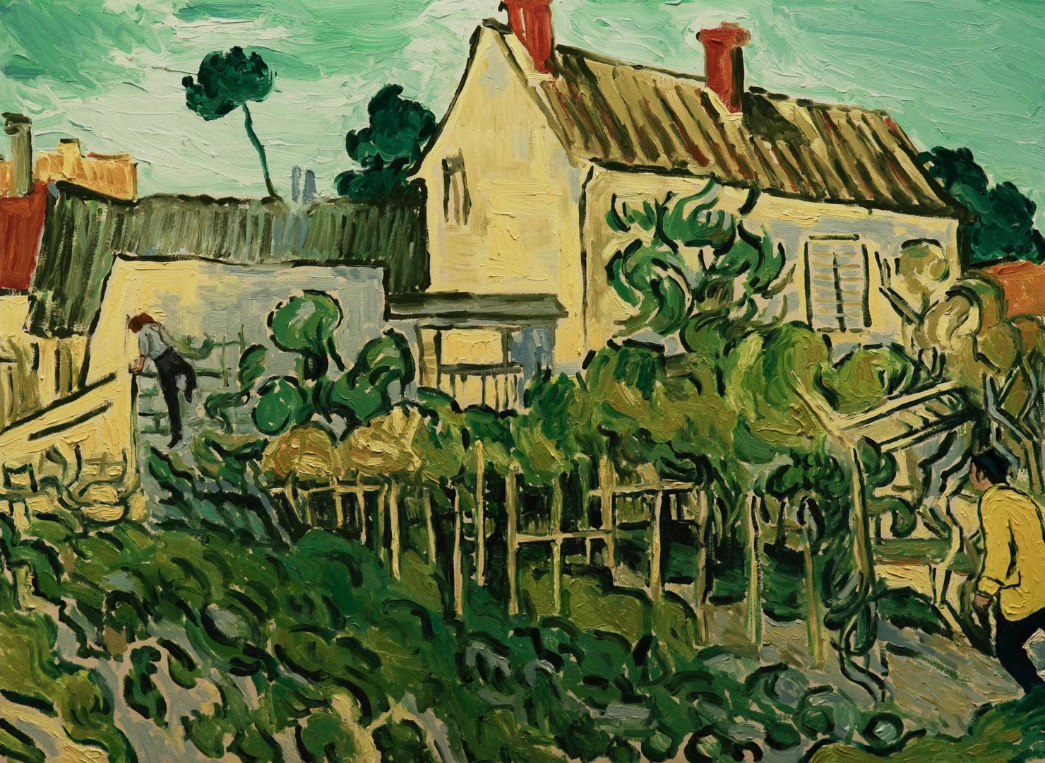 Loving Vincent (2017), wide, 1.37:1 — film still