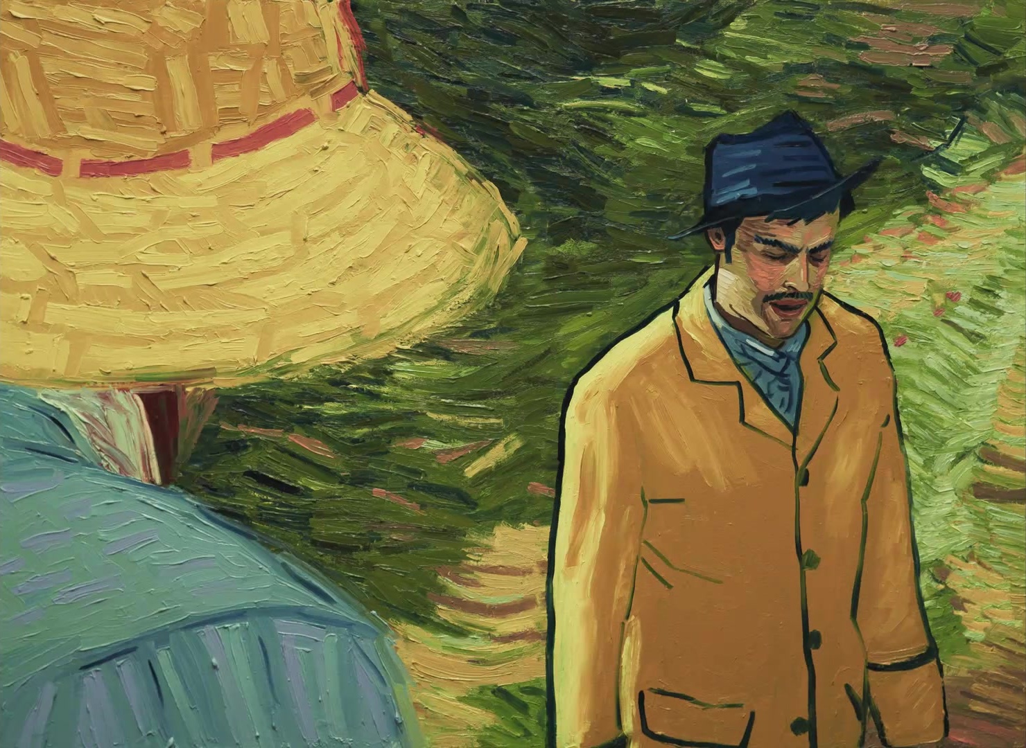 Loving Vincent (2017), wide, 1.37:1 — film still
