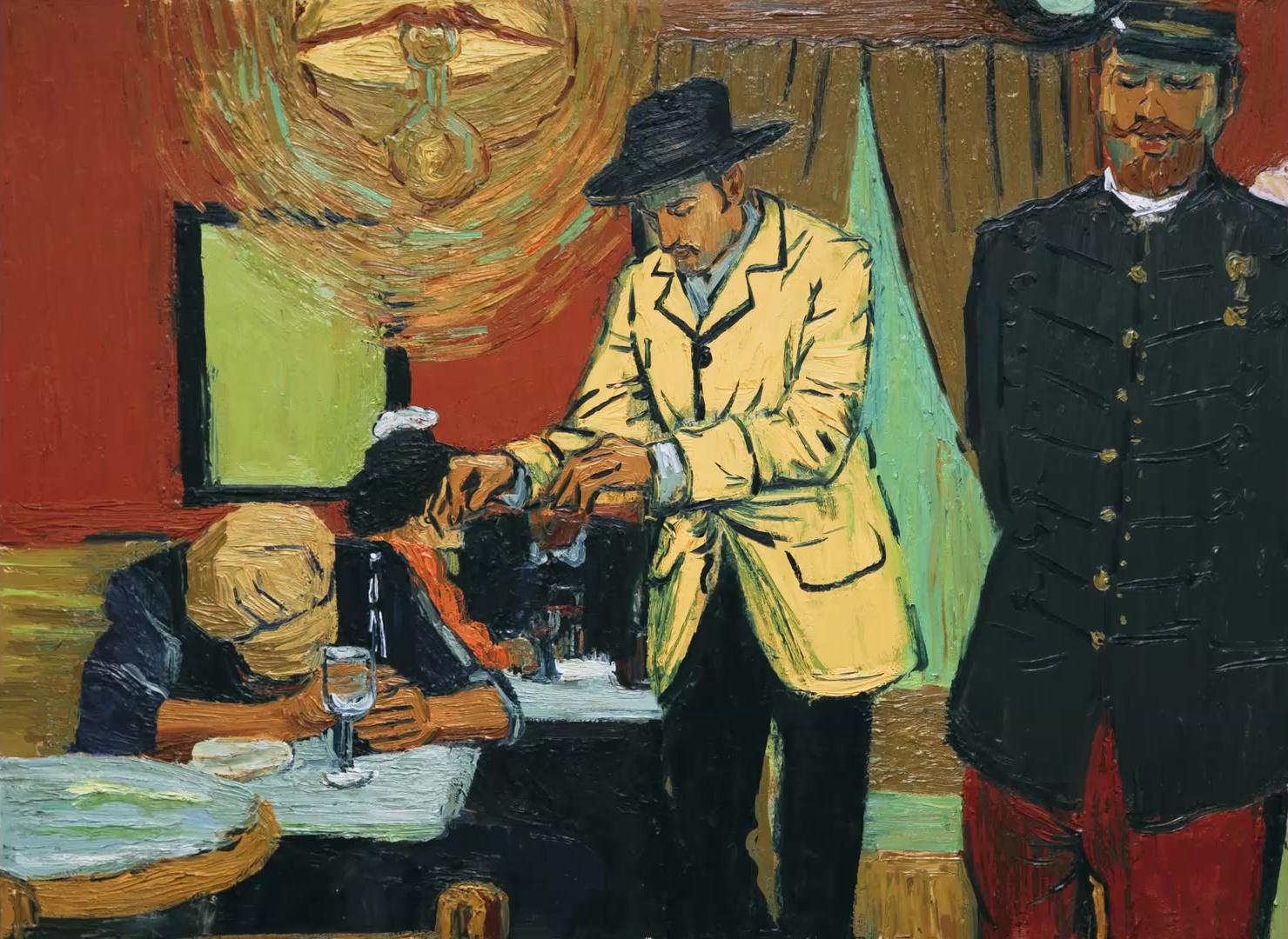 Loving Vincent (2017), wide, 1.37:1 — film still