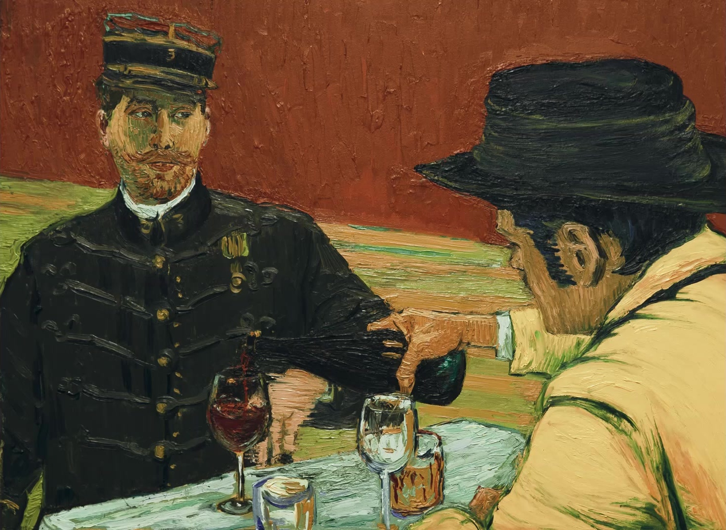Loving Vincent (2017), wide, 1.37:1 — film still
