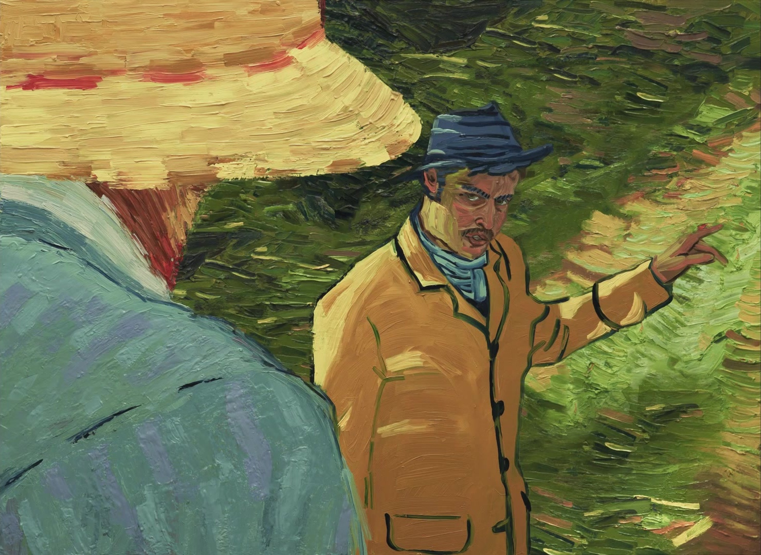 Loving Vincent (2017), wide, 1.37:1 — film still
