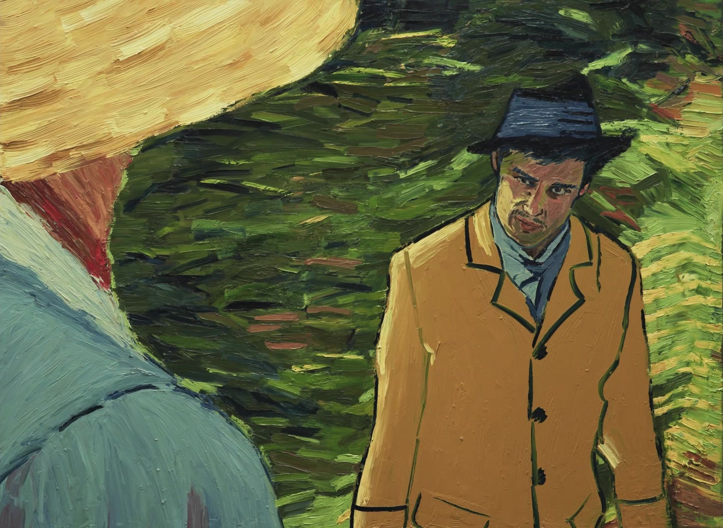 Loving Vincent (2017), wide, 1.37:1 — film still