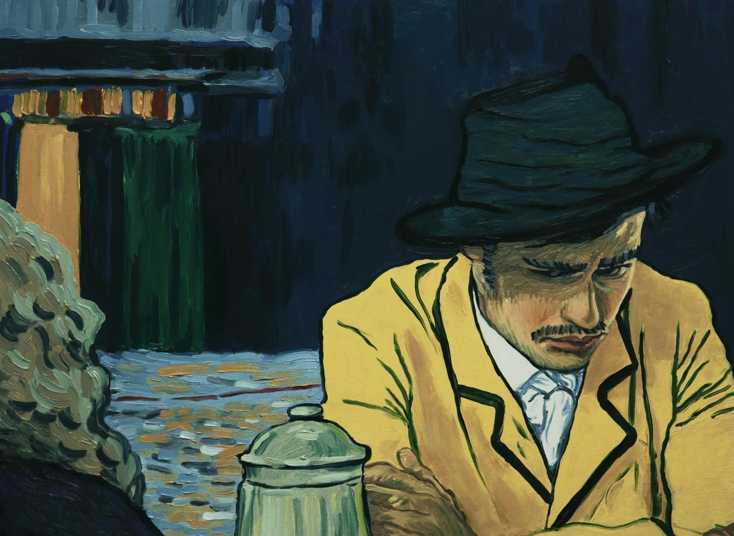 Loving Vincent (2017), wide, 1.37:1 — film still