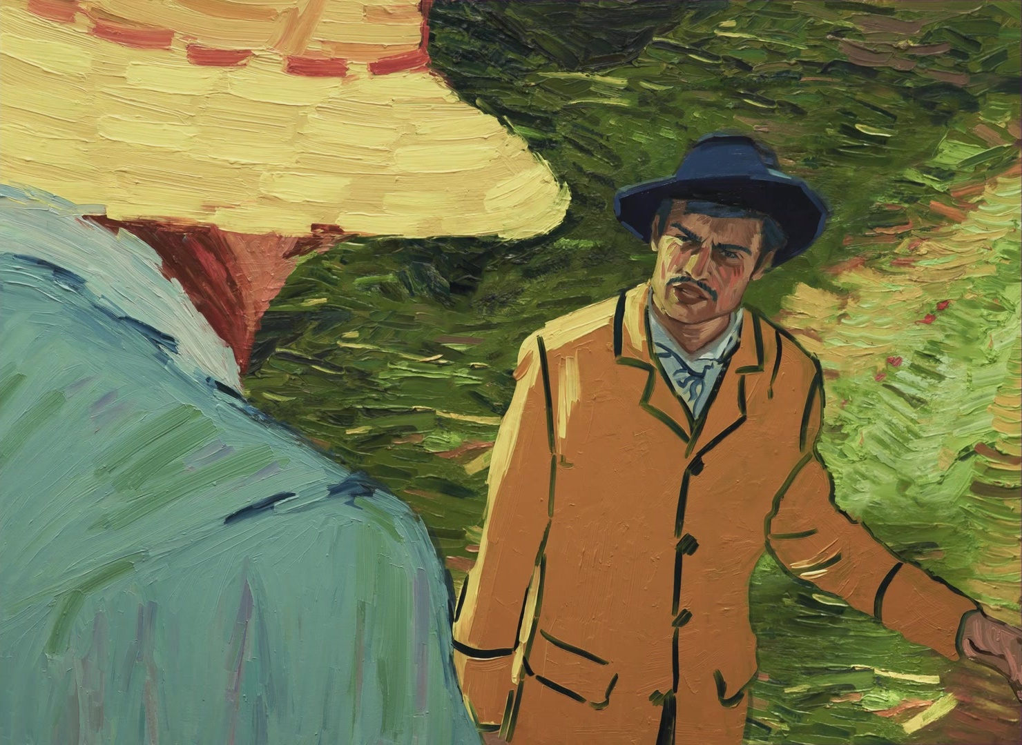 Loving Vincent (2017), wide, 1.37:1 — film still