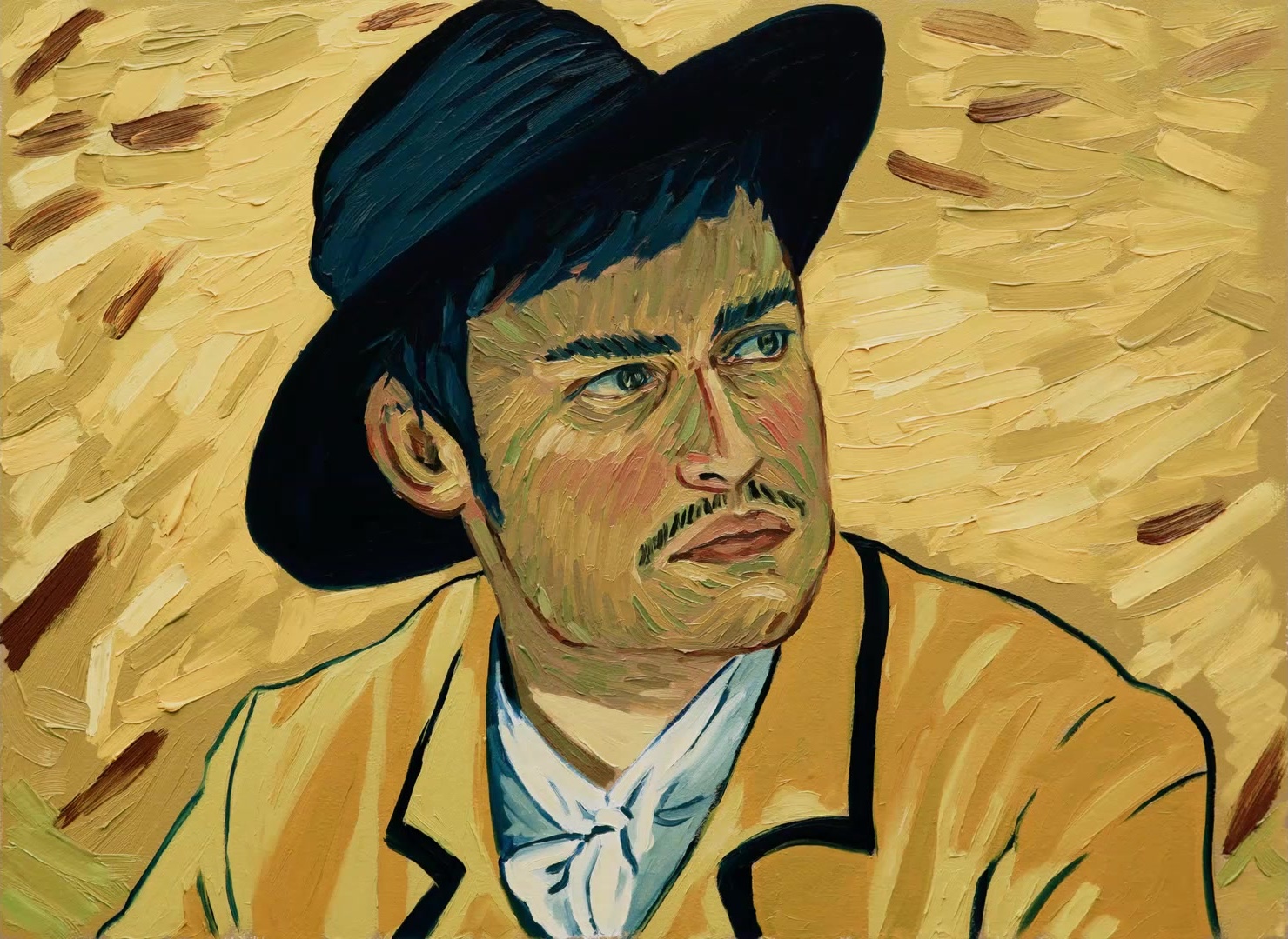 Loving Vincent (2017), wide, 1.37:1 — film still