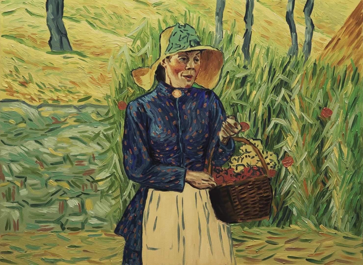 Loving Vincent (2017), wide, 1.37:1 — film still