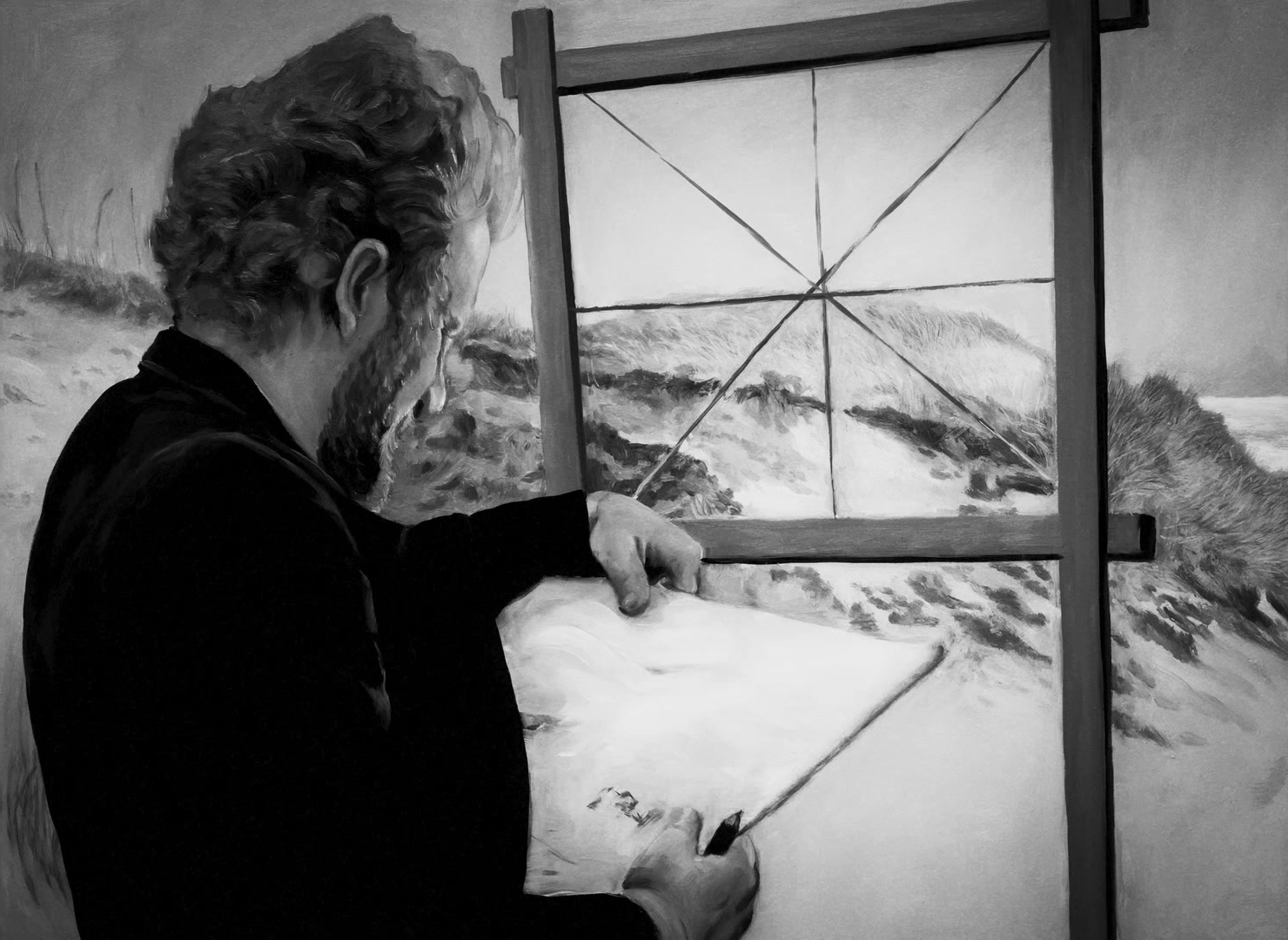 Loving Vincent (2017), wide, 1.37:1 — film still