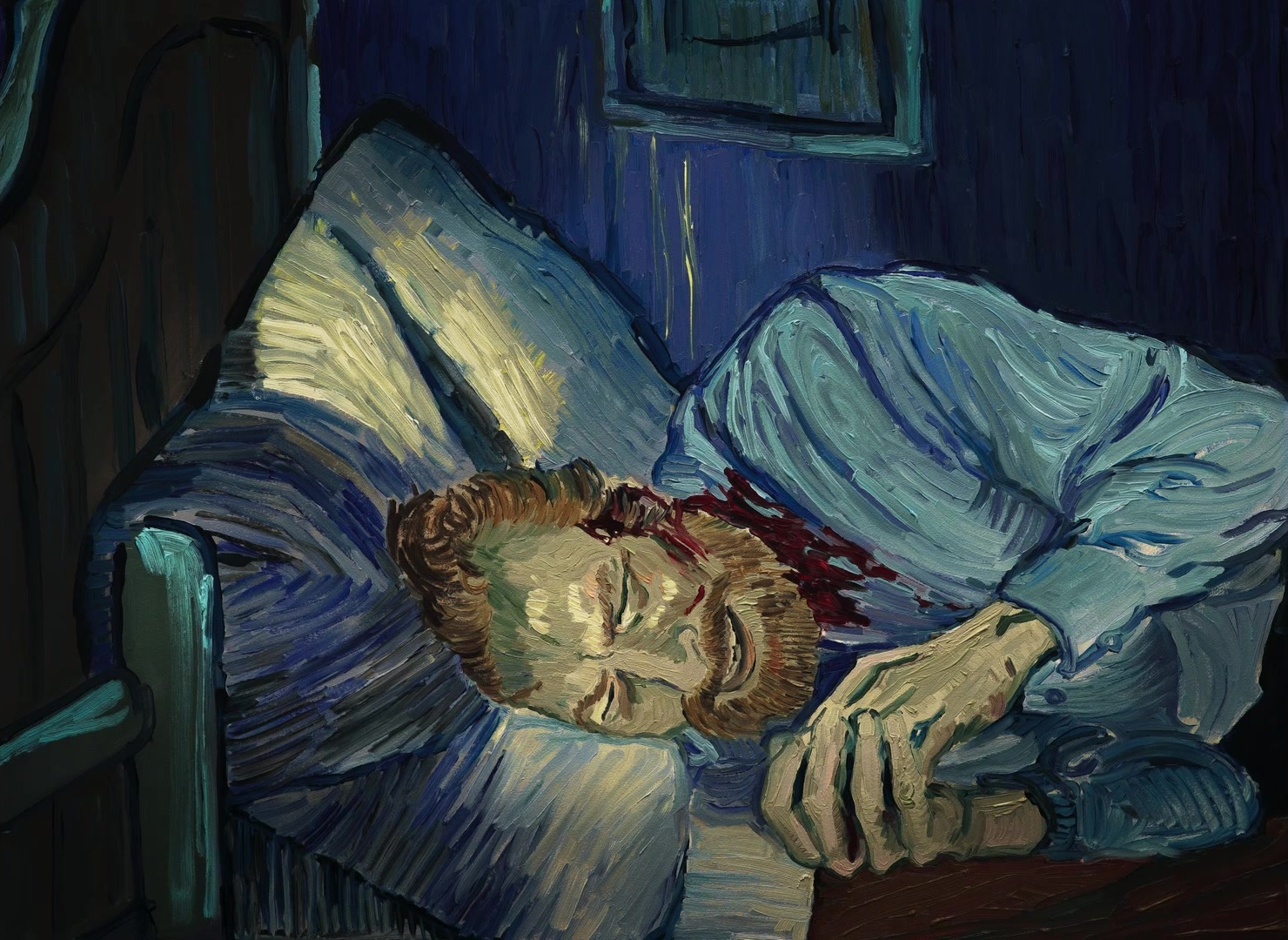 Loving Vincent (2017), wide, 1.37:1 — film still