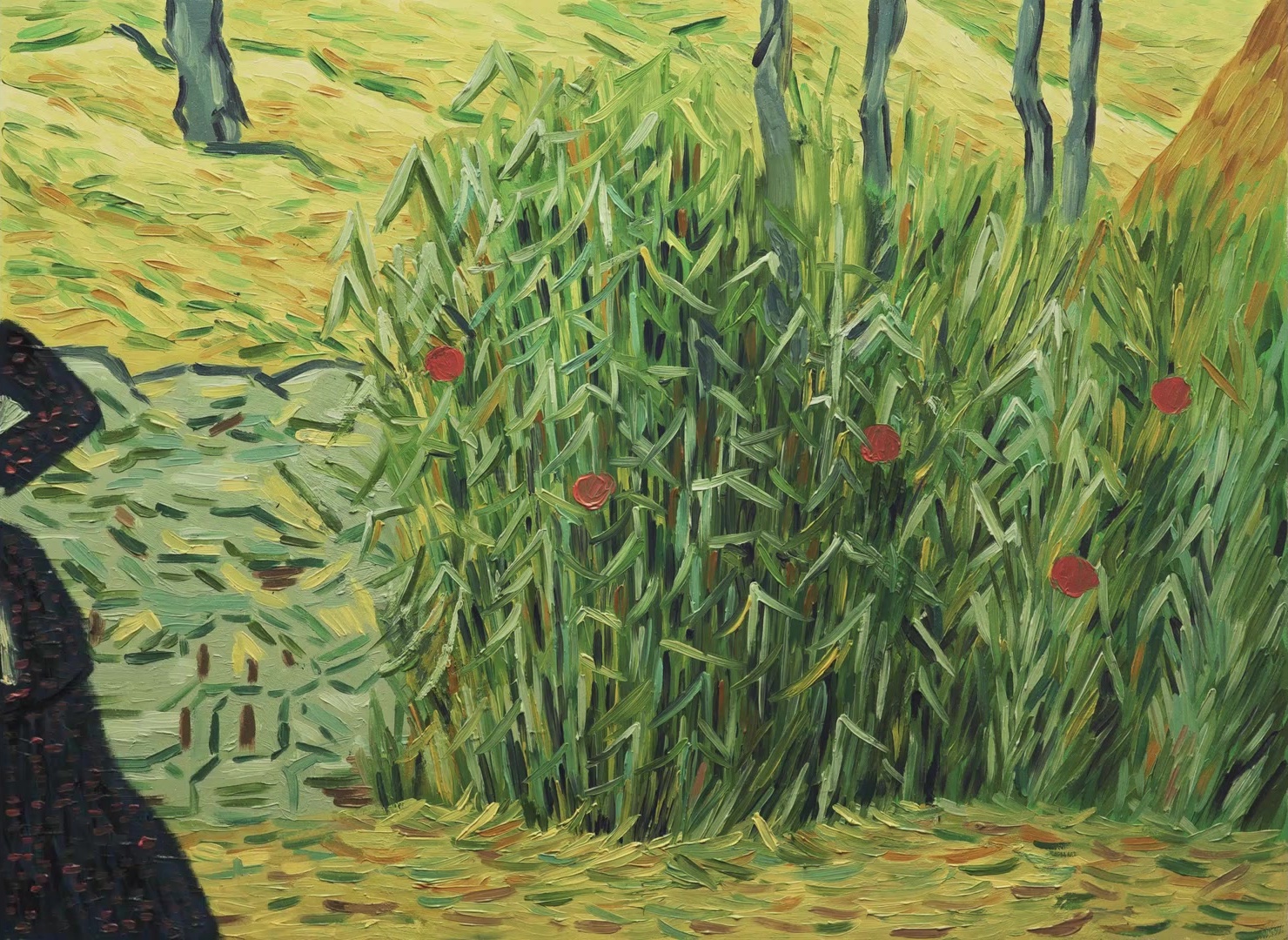 Loving Vincent (2017), wide, 1.37:1 — film still