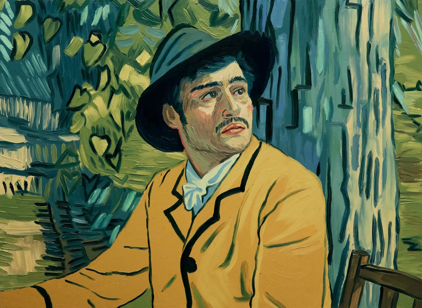 Loving Vincent (2017), wide, 1.37:1 — film still
