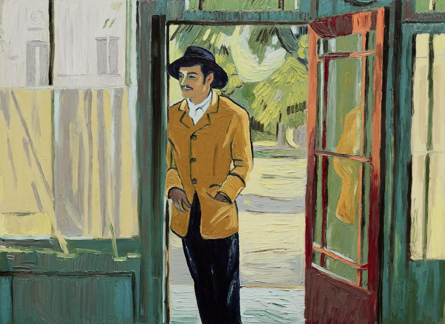 Loving Vincent (2017), wide, 1.37:1 — film still