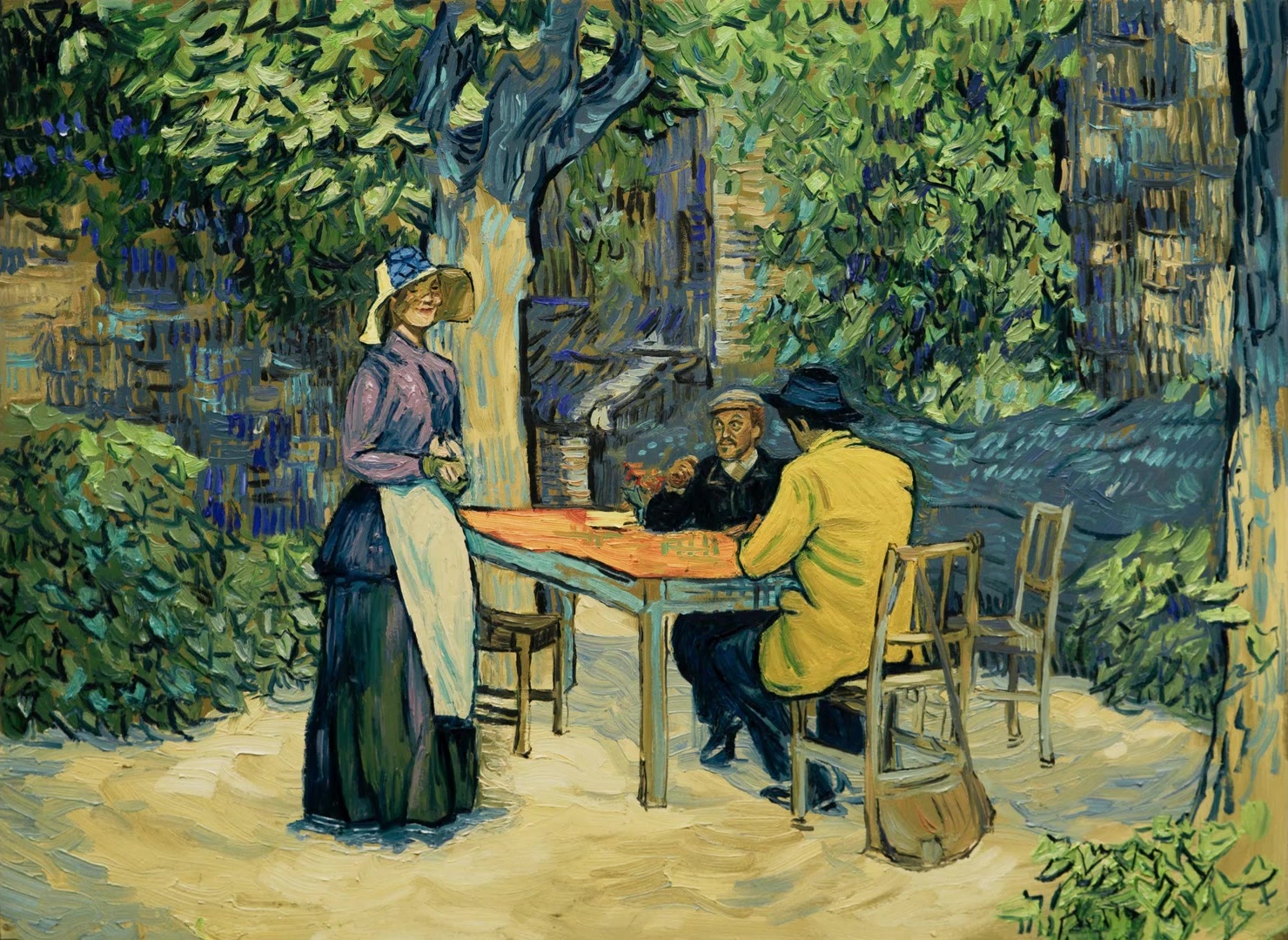 Loving Vincent (2017), wide, 1.37:1 — film still