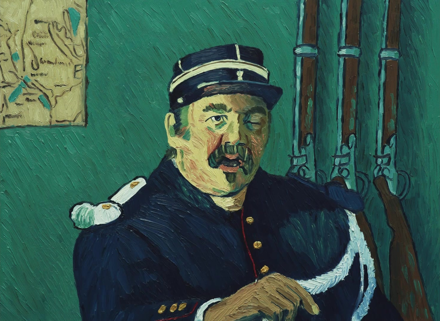 Loving Vincent (2017), wide, 1.37:1 — film still