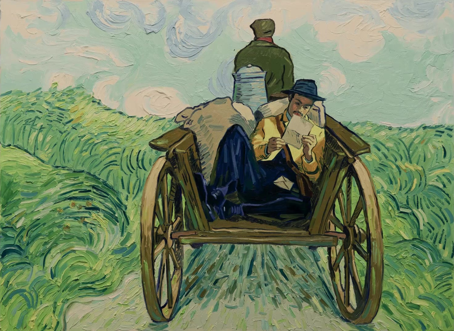 Loving Vincent (2017), wide, 1.37:1 — film still