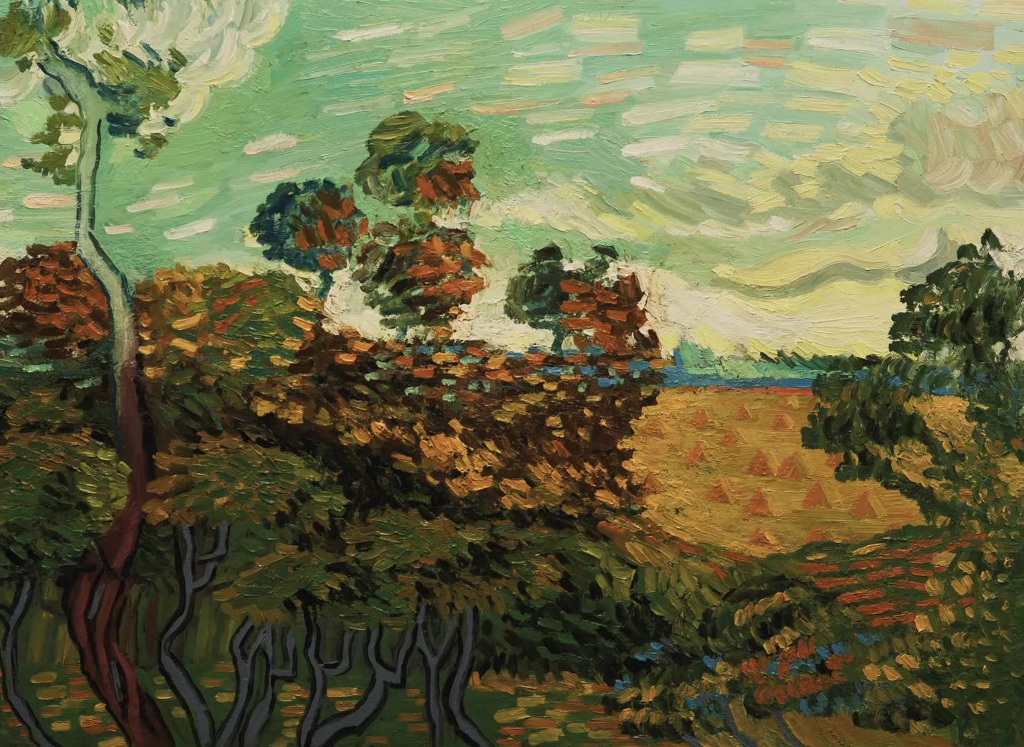 Loving Vincent (2017), wide, 1.37:1 — film still